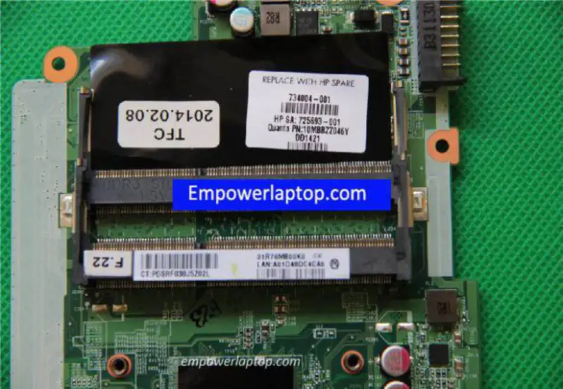 HP 15 15-E DA0R76MB6D0 734004-001 Motherboard
