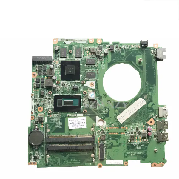 HP 17-K 17T-K 782621-001 782621-501 782621-601 DAY31AMB6C0 Motherboard