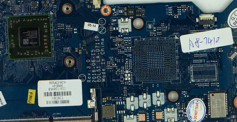 HP 854961-001 854961-601 854961-501 BDL51 LA-D711P Motherboard