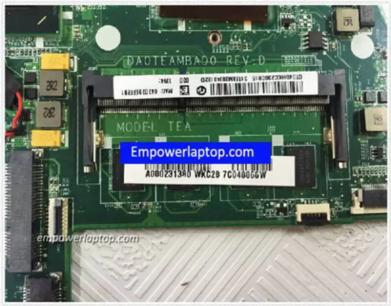 Toshiba A000231380 satellite U845w-s400 DA0TEAMBAD0 Motherboard