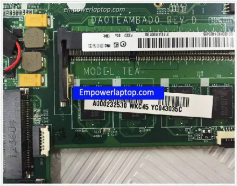 Toshiba satellite U845WDA0TEAMBAD0 A000232530 Motherboard