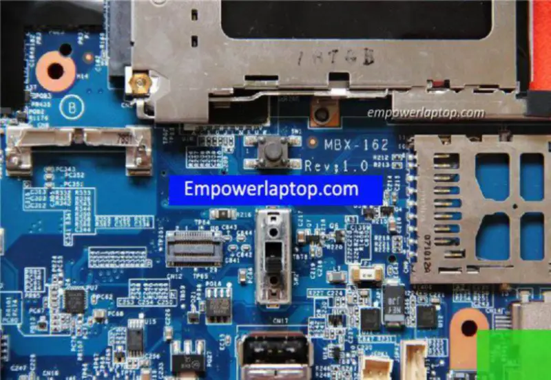 Sony A1229978A MS52 MBX-162 1P-006A502-8010 Motherboard