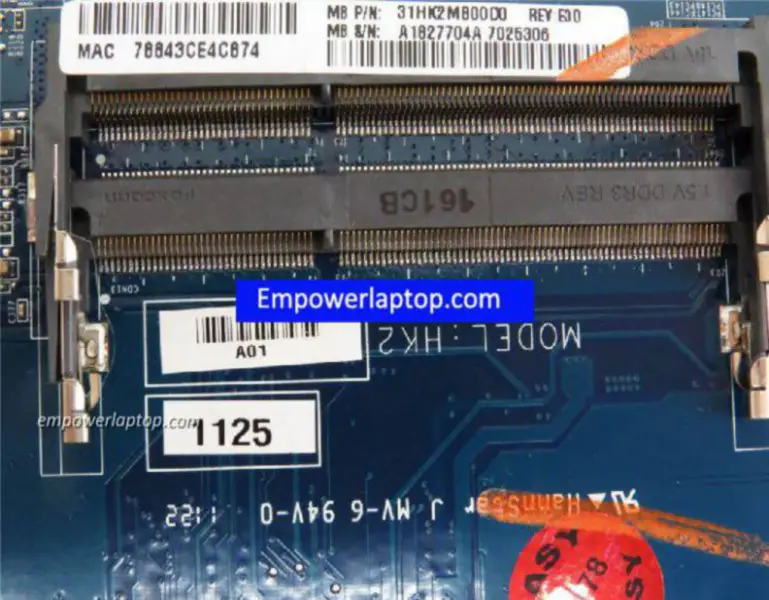 Sony MBX-248 A1827704A DA0HK2MB6E0 Motherboard