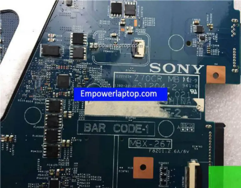 Sony VAIO SVE171B11M SVE171 MBX-267 A1884318A 48.4MR10.011 Motherboard