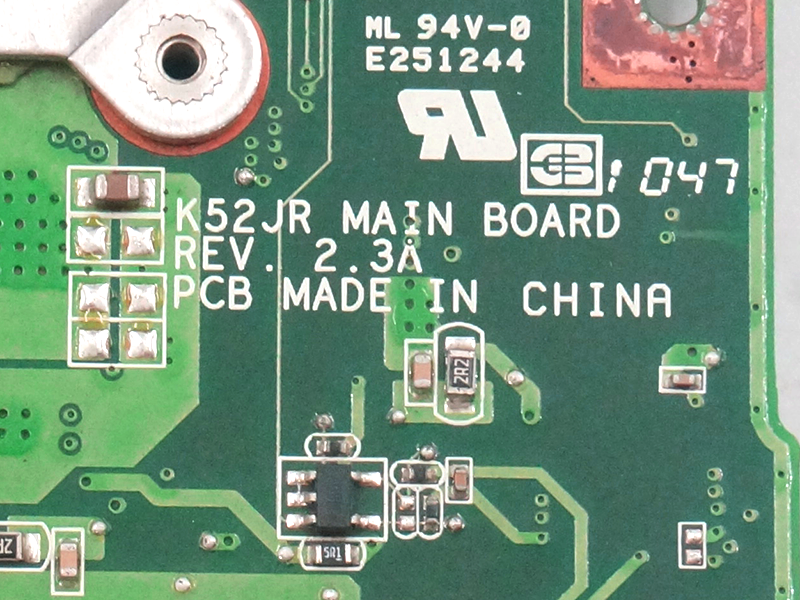 Asus A52J motherboard