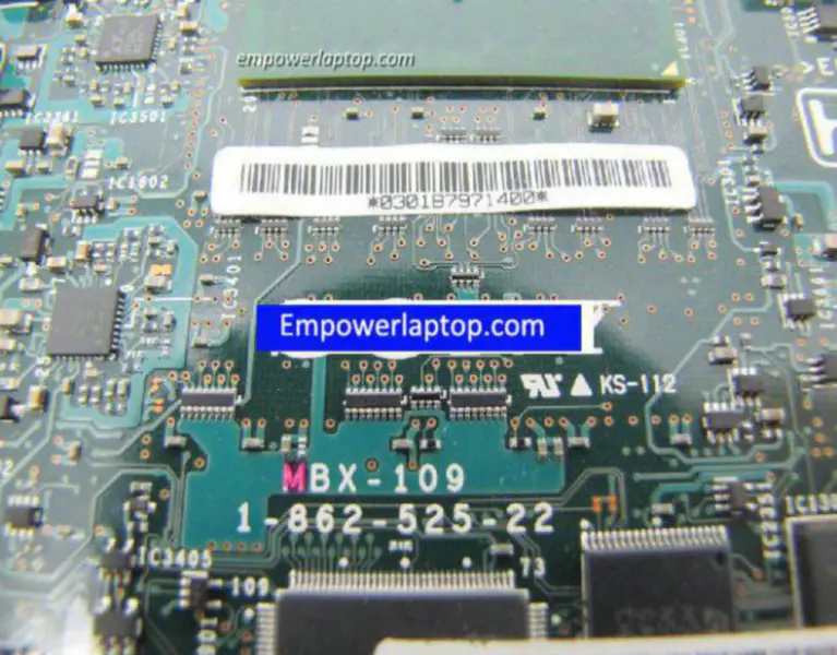 Sony A8068749A MBX-109 1-862-525-22 Motherboard