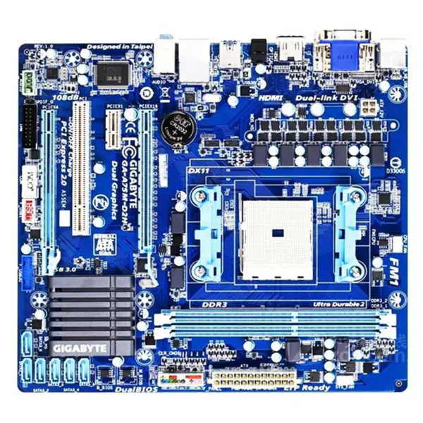 A75 Motherboard For Gigabyte Ga-a75m-d2h Fm1 Small Board