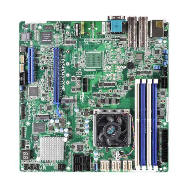 Asrock D1541d4u-2o8r Ddr4 128gb U-atx Support Xeon D1541 Processor