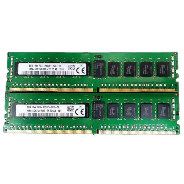 2pcs Hma41gr7mfr4n-tf Ram For Sk Hynix 8gb Ddr4 2133mhz Ecc Reg 1rx4 Pc4-2133p Server Memory