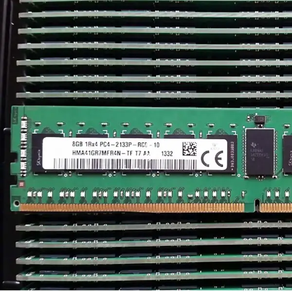 2pcs Hma41gr7mfr4n-tf Ram For Sk Hynix 8gb Ddr4 2133mhz Ecc Reg 1rx4 Pc4-2133p Server Memory
