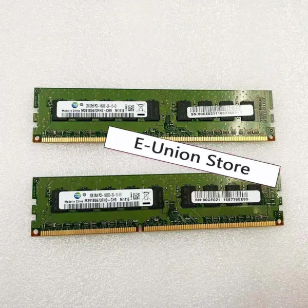2pcs 2gb Ddr3 1333mhz Server Memory For Samsung M391b5673fh0-ch9 Ram