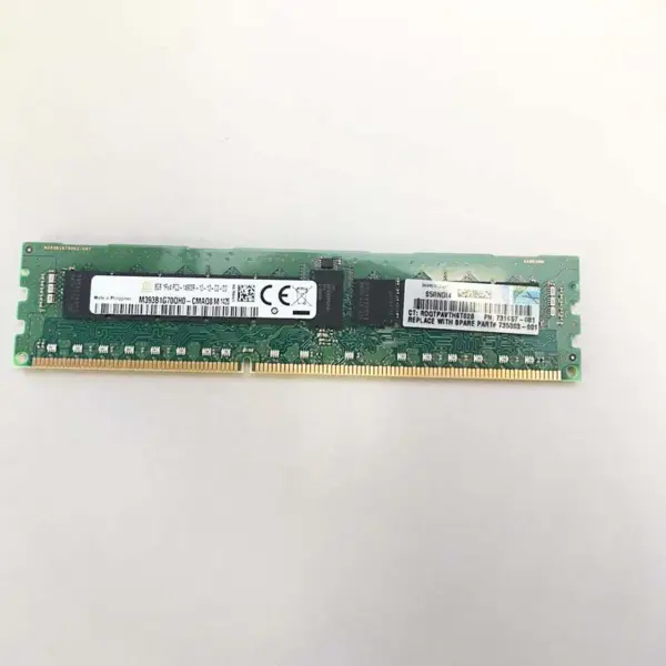 731761-b21 731657-081 735303-001 Ram 8gb Ddr3 1866 1rx4 Pc3-14900r Server Memory