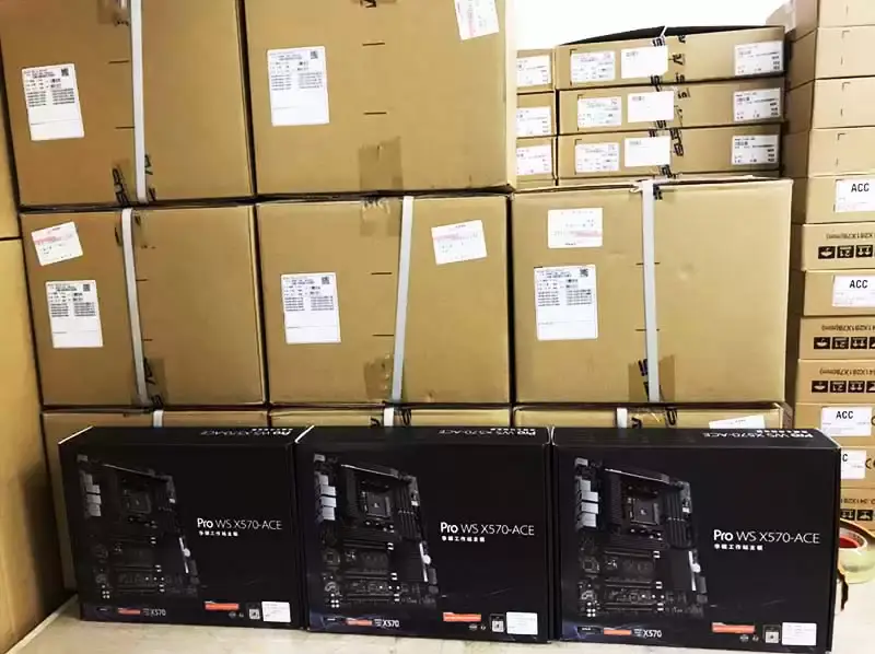 Pro Ws X570-ace Atx Workstation Motherboard Am4 5000/4000g/3000/3000g/2000/2000g Series Processors