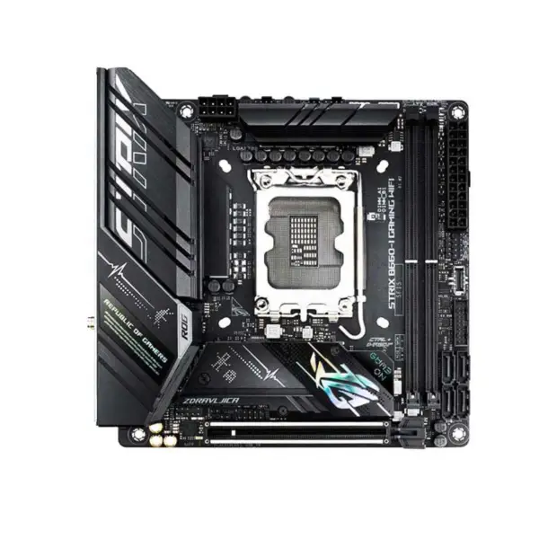 Rog Strix B660-i Gaming Wifi For Asus Gaming Motherboard B660 Itx Lga 1700 Slot Supports Pcie 5.0 8+1 Power Module Ddr5 Aemp