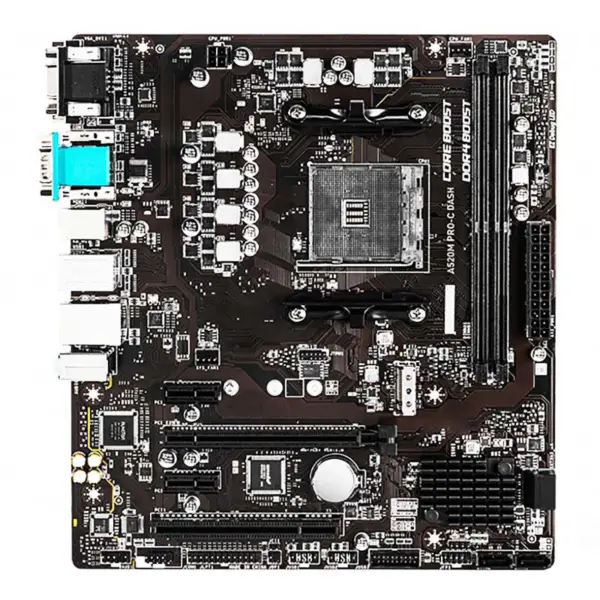 A520m Pro-c Dash For Msi Am4 Ddr4 64gb M.2 Sata3 Usb3.2 Gen1 Micro Atx Motherboard