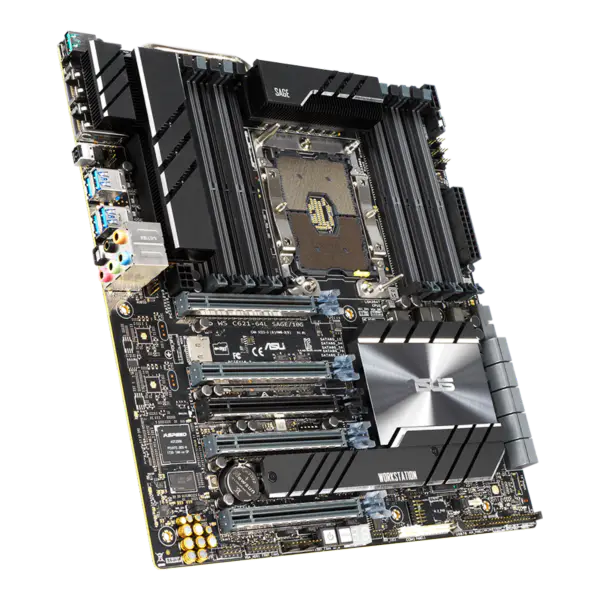 Asus C621 C621e Motherboard Lga 3647 Pro Ws C621 64l Sage Dual Cpu 4gpus