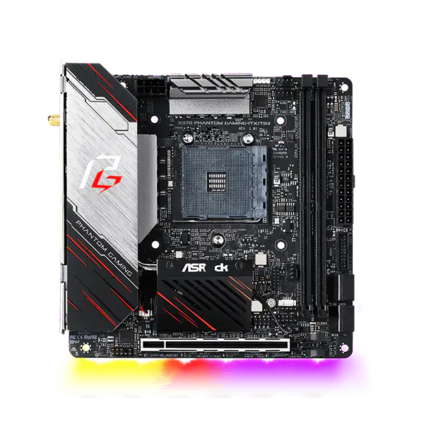 AsRock Motherboard Am4 Socket 2000 3000 4000 G-series 5000 And 5000 G-series Cpu X570 Phantom Gaming-itx/tb3