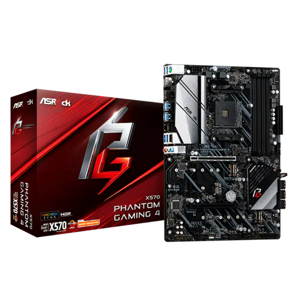 AsRock Motherboard Am4 Socket 2000 3000 4000 G-series 5000 And 5000 G-series Cpu X570 Phantom Gaming 4