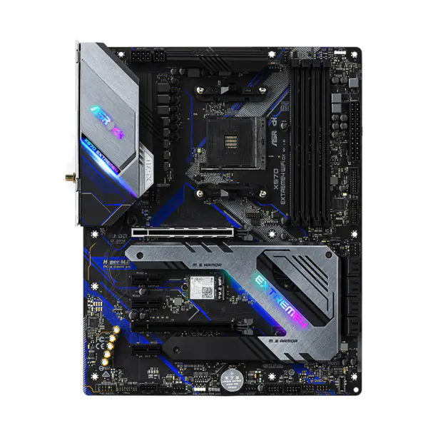 AsRock Motherboard X570 Extreme4 Am4 Socket 2000 3000 4000 G-series 5000 And 5000 G-series Desktop Processor