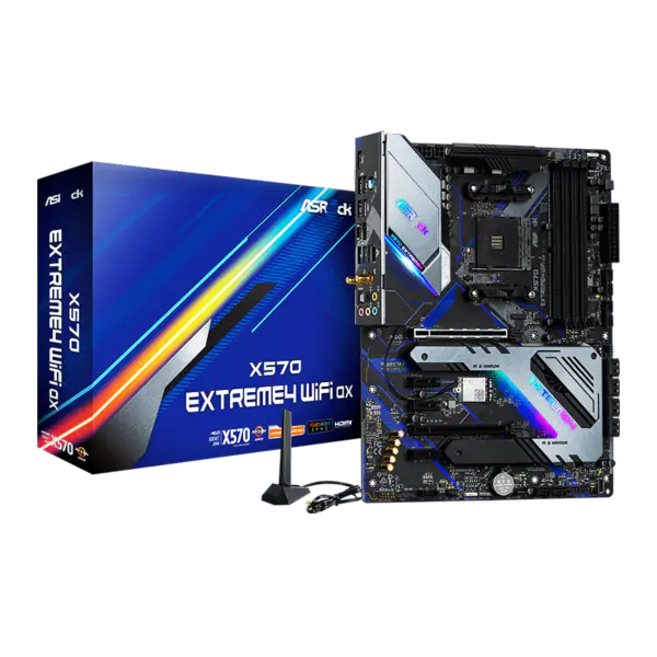 AsRock Motherboard X570 Extreme4 Am4 Socket 2000 3000 4000 G-series 5000 And 5000 G-series Desktop Processor
