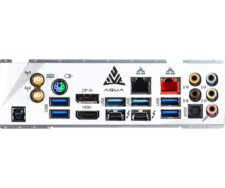 AsRock Pc Motherboard X570 Aqua Supports Am4 Socket R 2000 And 3000 Series Processors