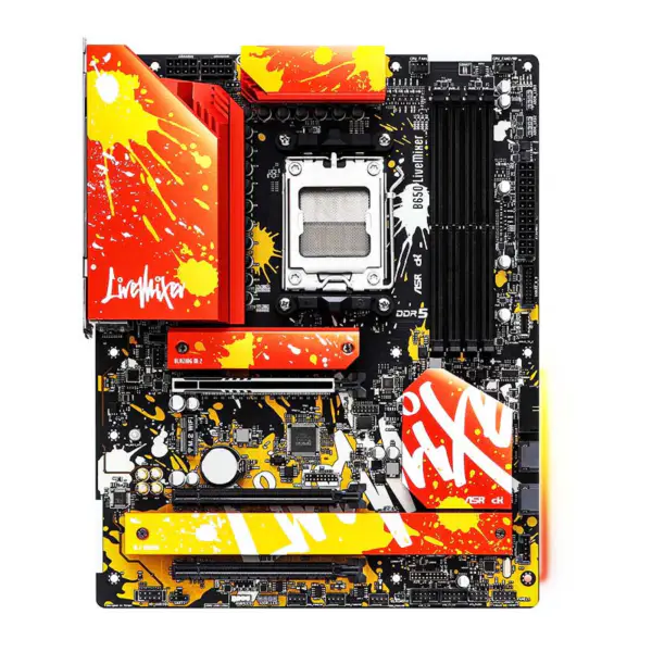 Asrock Atx Motherboard B650 Livemixer Ddr5 Am5 Support Cpu 7950x 7900x 7700x 7600x B650