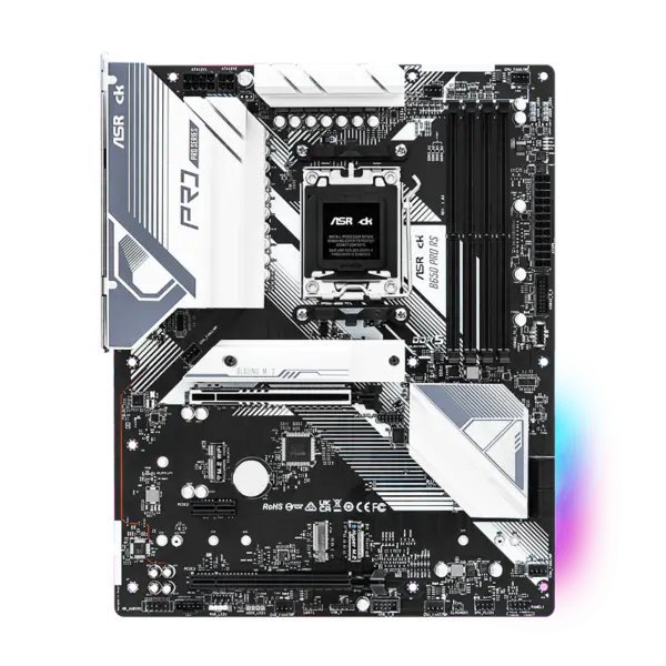 AsRock Atx Motherboard B650 Pro Rs Ddr5 Am5 Support Cpu 7950x 7900x 7700x 7600x
