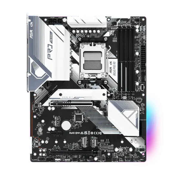 AsRock Atx Motherboard B650 Pro Rs Ddr5 Am5 Support Cpu 7950x 7900x 7700x 7600x