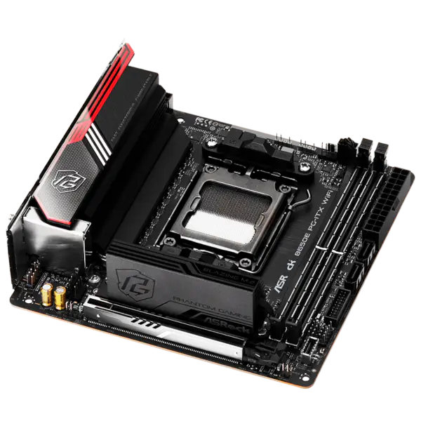AsRock Itx Motherboard B650e Pg-itx Wifi Ddr5 Am5 Support Cpu 7950x 7900x 7700x 7600x