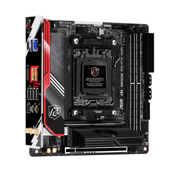 AsRock Itx Motherboard B650e Pg-itx Wifi Ddr5 Am5 Support Cpu 7950x 7900x 7700x 7600x