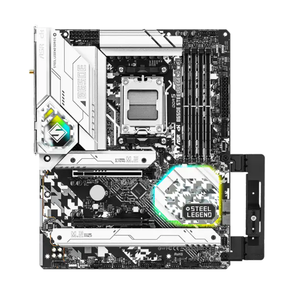 AsRock Atx Motherboard B650e Steel Legend Wifi Ddr5 Am5 Support Cpu 7950x 7900x 7700x 7600x