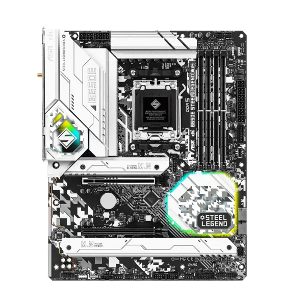 AsRock Atx Motherboard B650e Steel Legend Wifi Ddr5 Am5 Support Cpu 7950x 7900x 7700x 7600x