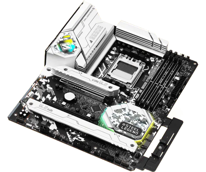 AsRock Atx Motherboard B650e Steel Legend Wifi Ddr5 Am5 Support Cpu 7950x 7900x 7700x 7600x