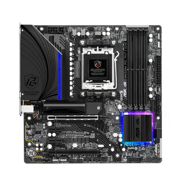 AsRock M-atx Motherboard B650e Steel Legend Wifi Ddr5 Am5 Support Cpu 7950x 7900x 7700x 7600x