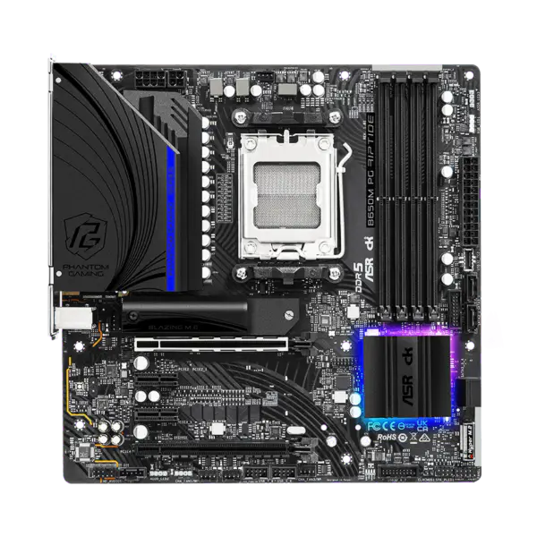 AsRock M-atx Motherboard B650e Steel Legend Wifi Ddr5 Am5 Support Cpu 7950x 7900x 7700x 7600x