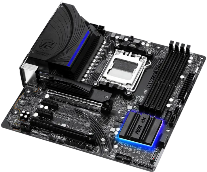 AsRock M-atx Motherboard B650e Steel Legend Wifi Ddr5 Am5 Support Cpu 7950x 7900x 7700x 7600x