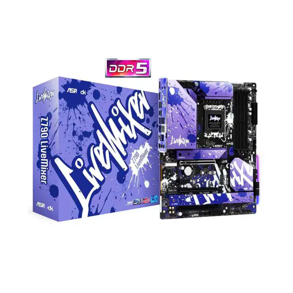 AsRock Motherboard Z790 Livemixer Ddr5 Atx Lga 1700 13th Gen Z790 Livemixer 13600k 13700k