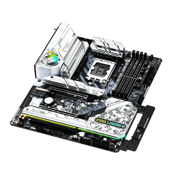 AsRock Motherboard Z790 Steel Legend Wifi6 Ddr5 Memory Lga 1700 13th Gen Z790 Steel Legend Wifi6 13600k 13700k