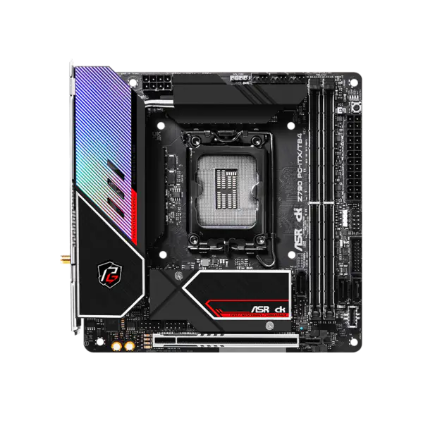 AsRock Motherboard Z790 Pg-itx Tb4 Wifi6 Ddr5 Memory Lga 1700 Intl 13th Gen Z790 Pg-itx/tb4 Wifi6 13600k 13700k
