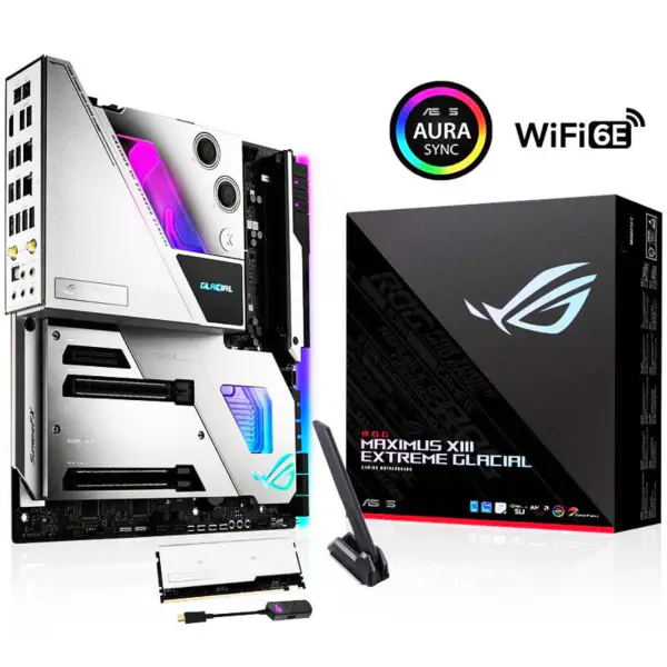 Asus Motherboard Z590 Memory Motherboard Rog Strix Extreme Glacial M13eg Ddr4