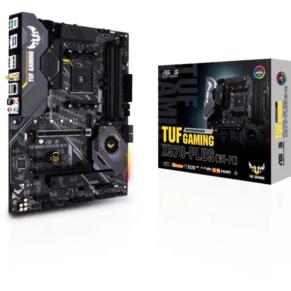 Asus Tuf Gaming X570-plus Wifi Ddr4 Argb Motherboard Processor Support 5800x 5900x 5950x X570-plus