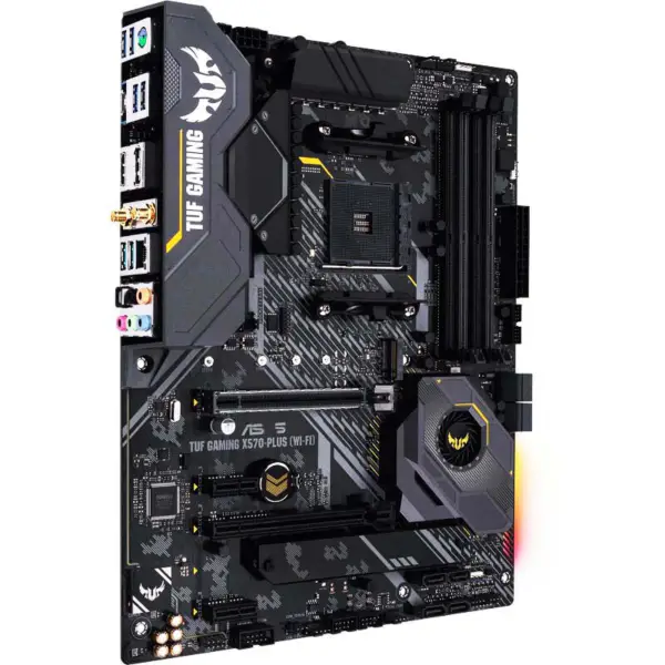 Asus Tuf Gaming X570-plus Wifi Ddr4 Argb Motherboard Processor Support 5800x 5900x 5950x X570-plus