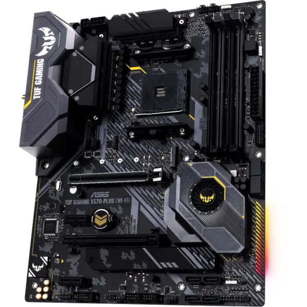 Asus Tuf Gaming X570-plus Wifi Ddr4 Argb Motherboard Processor Support 5800x 5900x 5950x X570-plus