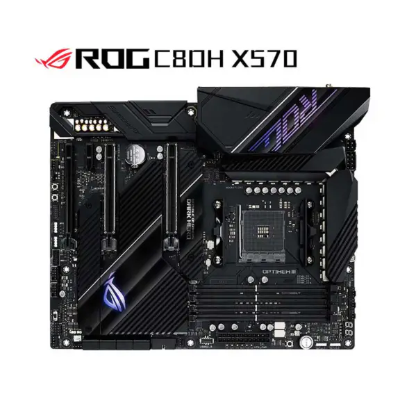 Asus Rog Crosshair Viii Dark Hero C8dh X570 Argb Motherboard Gaming Processor Support 5800x 5900x 5950x