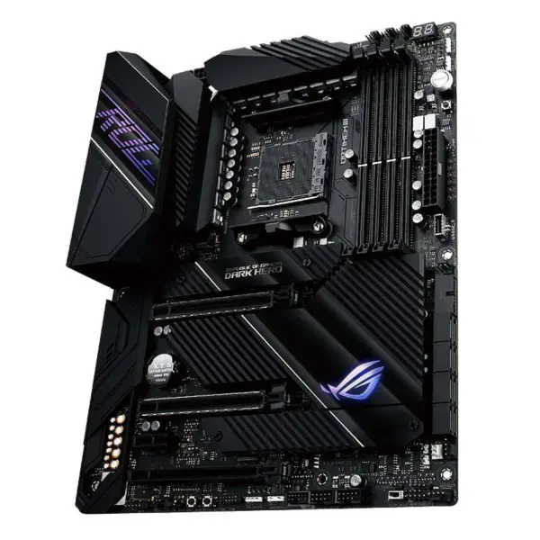Asus Rog Crosshair Viii Dark Hero C8dh X570 Argb Motherboard Gaming Processor Support 5800x 5900x 5950x