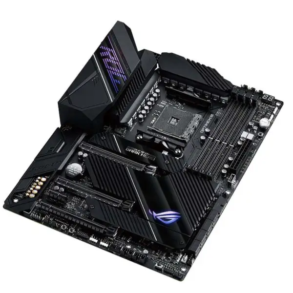 Asus Rog Crosshair Viii Dark Hero C8dh X570 Argb Motherboard Gaming Processor Support 5800x 5900x 5950x