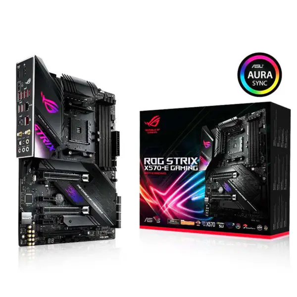 Asus Rog Strix X570-e Gaming Ddr4 Argb Motherboard Gaming Processor Support 5800x 5900x 5950x X570-e Gaming