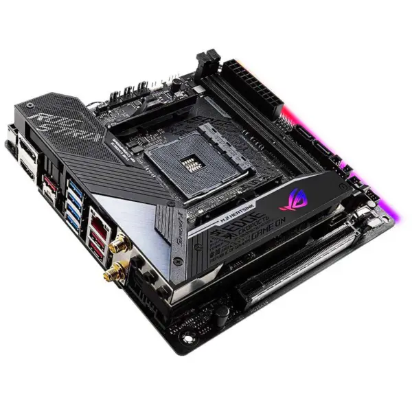 Asus Rog Strix X570-i Gaming Ddr4 Argb Motherboard Processor Support 5800x 5900x 5950x X570-i