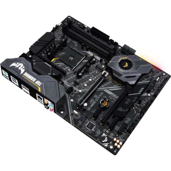 Asus Tuf Gaming X570-plus Argb Motherboard Processor Support 5800x 5900x 5950x