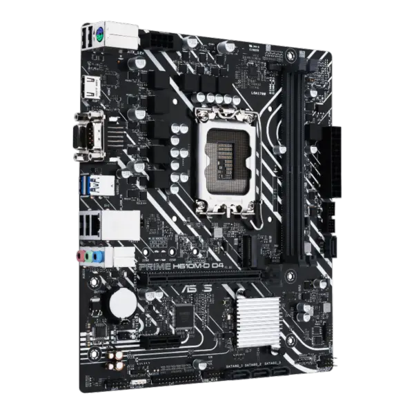 Asus H610 H610i H610m Motherboards Support Cpu G7400 12400f Ssds M.2 Lga 1700 Motherboard Prime H610m-d D4